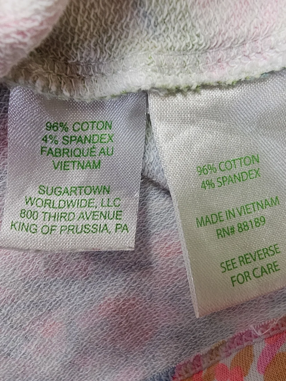 Lilly Pulitzer Half Zip Pullover Medium Tropical Print Pink Blue Green - Picture 10 of 12